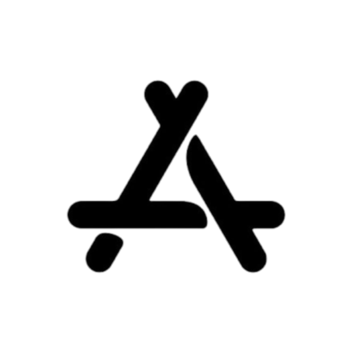 App Store Black Icon