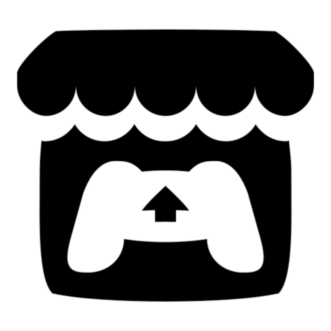 Itch.io Black Icon