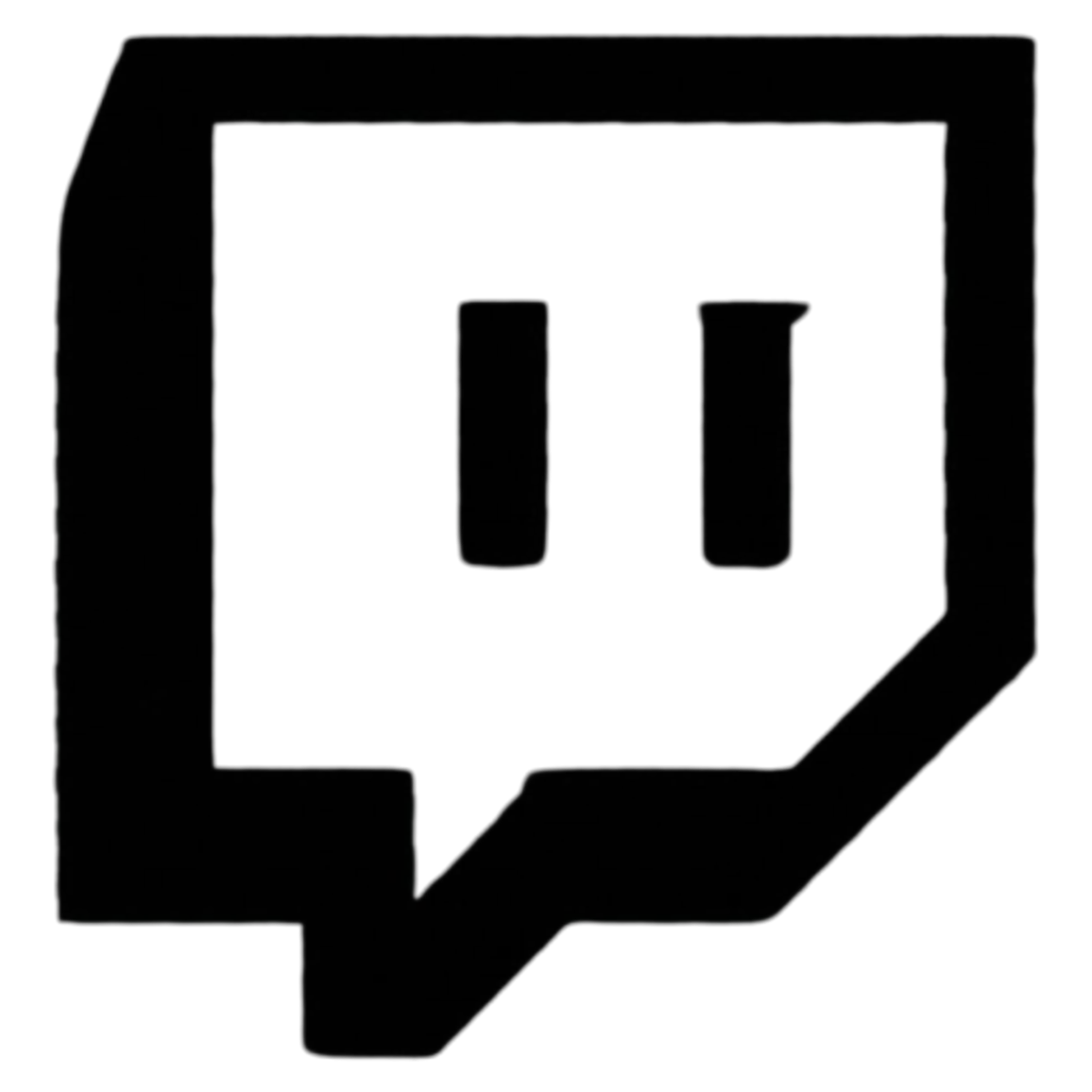 Twitch Black Icon