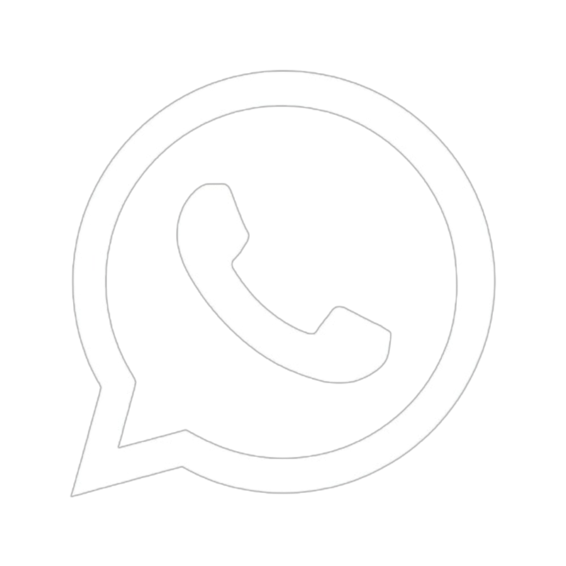 WhatsApp White Icon